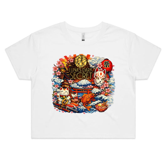 Women's Crop Tee LDS Japan Style