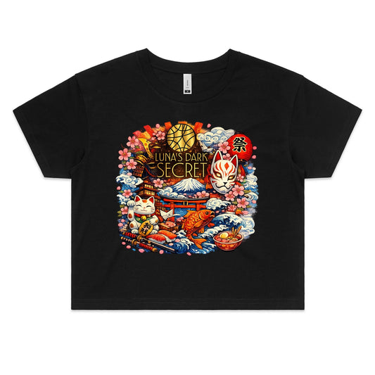 Women's Crop Tee LDS Japan Style